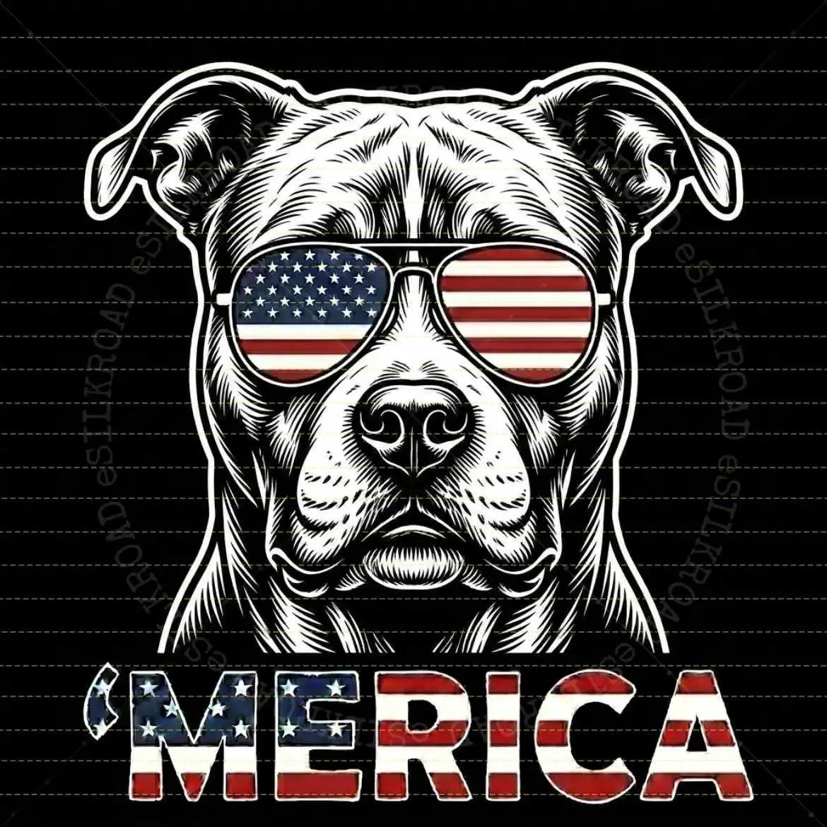 "Patriotic Pups" 4th of July Dog Lover T-Shirt