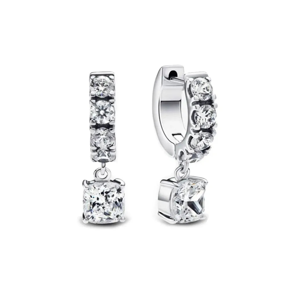 925 Silver Stud Earrings | Butterfly Snowflake Heart Moon Jewelry Gift