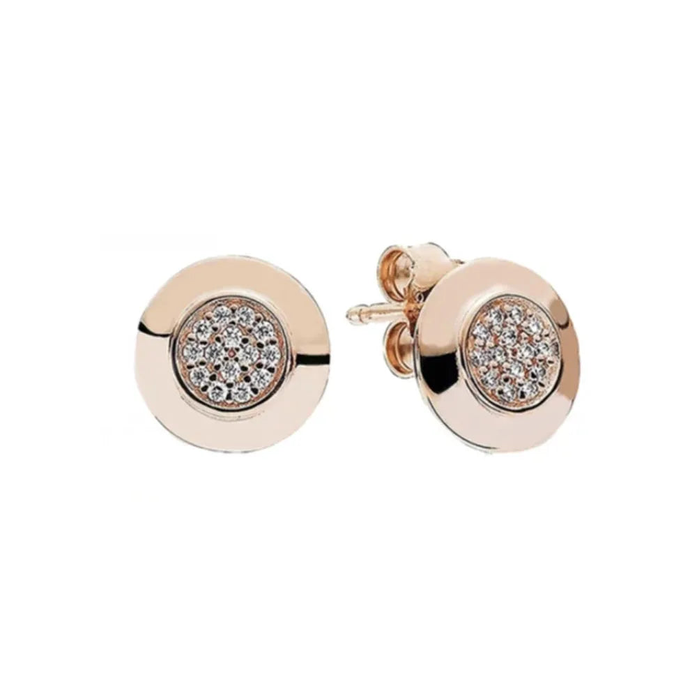925 Sterling Silver Snowflake Heart Earrings | Fine Stud Earrings for Women
