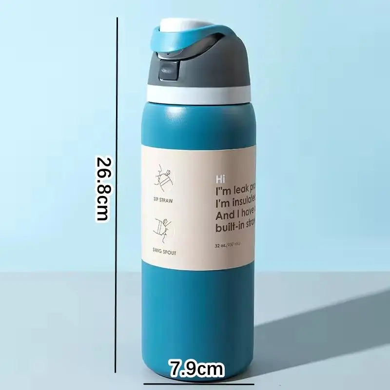 304 Stainless Steel Vacuum Flask | Insulated Thermos Mug for Hot and Cold Drinks