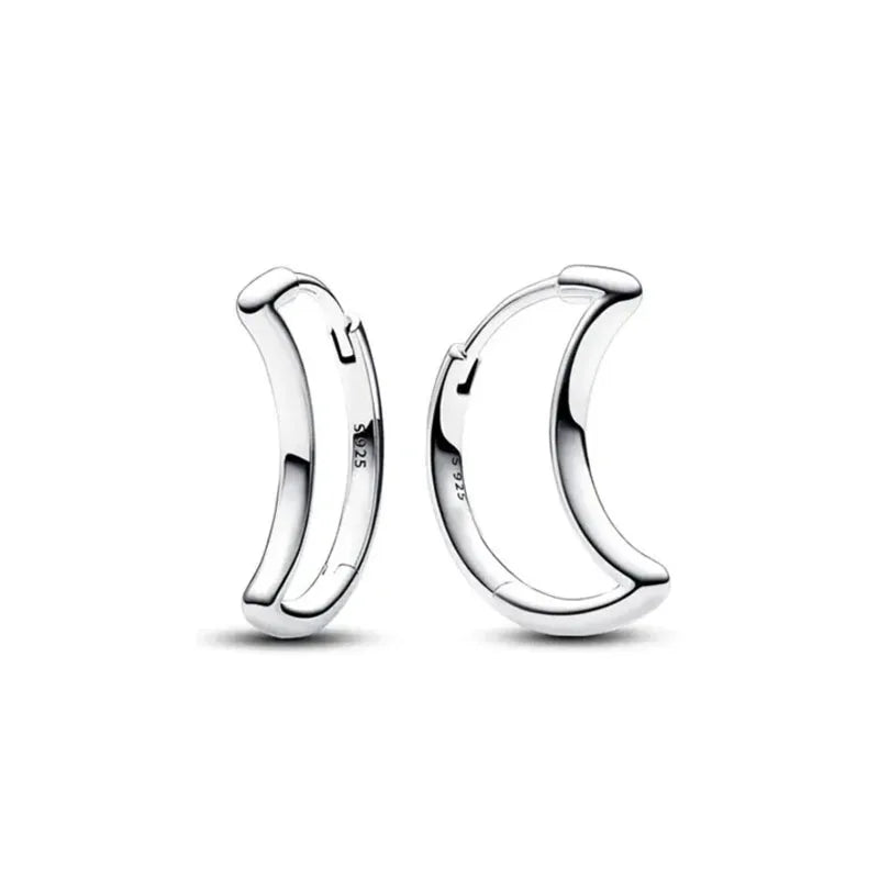 925 Sterling Silver Snowflake Heart Earrings | Fine Stud Earrings for Women