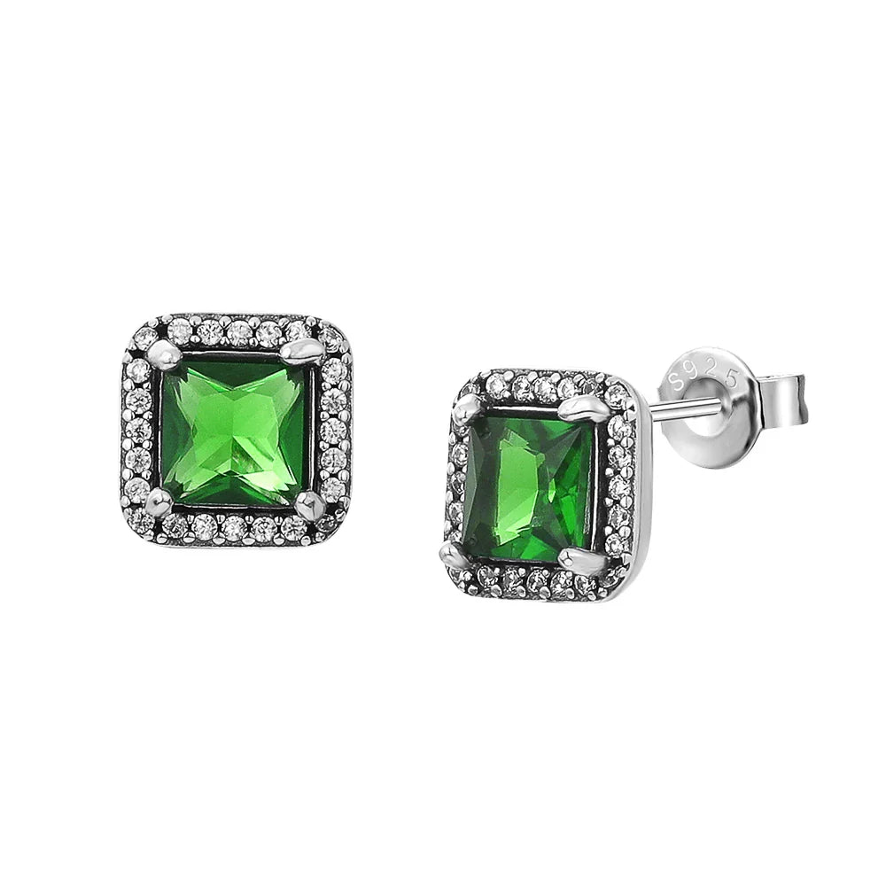 925 Sterling Silver Snowflake Heart Earrings | Fine Stud Earrings for Women