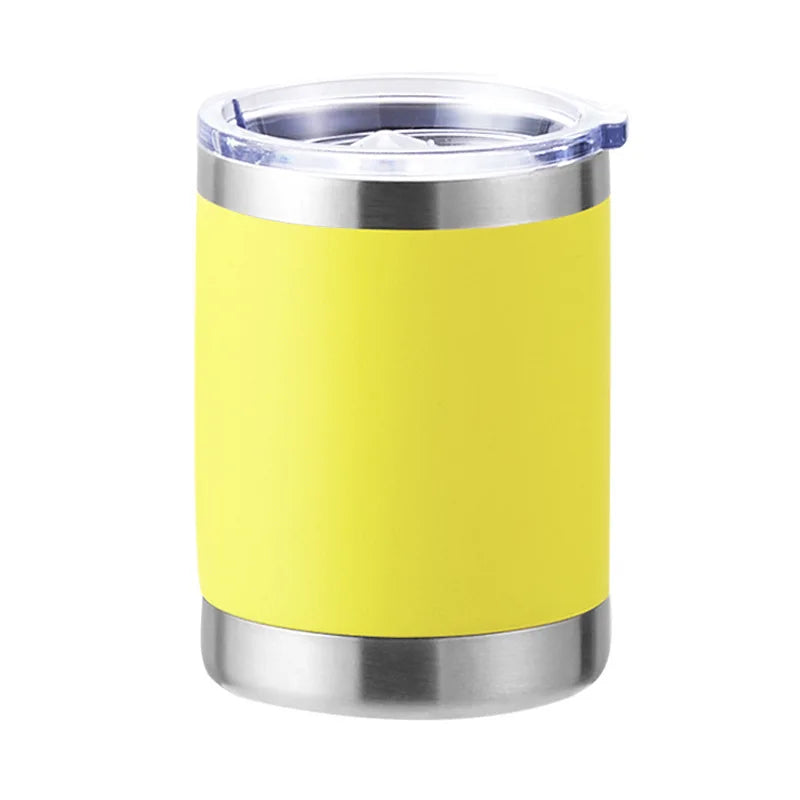 Double Wall Car Coffee Mug 10oz | Insulated Stainless Steel Thermos Flask