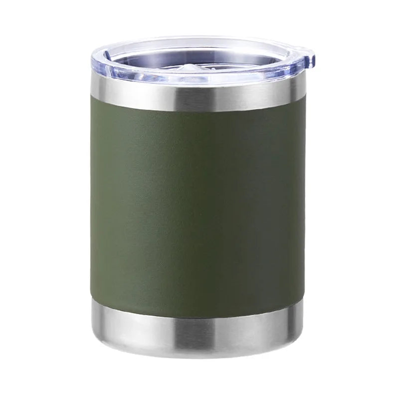 Double Wall Car Coffee Mug 10oz | Insulated Stainless Steel Thermos Flask