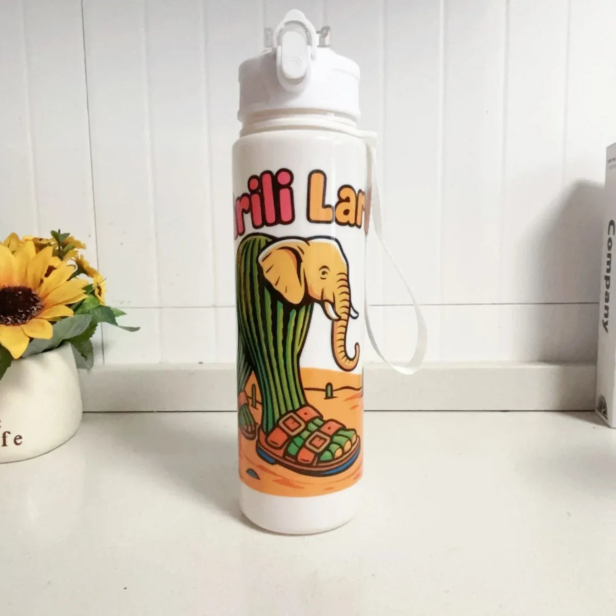 750ML Italian Brainrot Water Bottle | Outdoor Drinking Cartoon Sports Cup