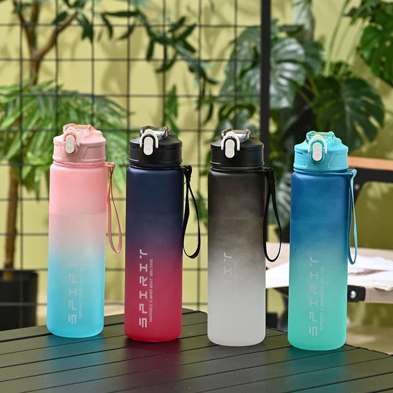 Peace 800ml Large Capacity Sports Water Bottle | Leak Proof Plastic Cup for Gym Outdoor Travel