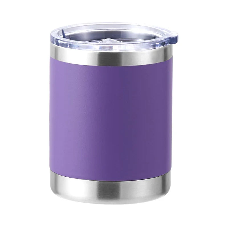 Double Wall Car Coffee Mug 10oz | Insulated Stainless Steel Thermos Flask