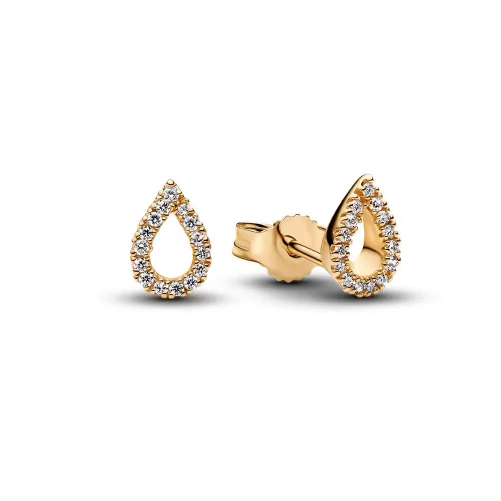 925 Silver Heart and Butterfly Stud Earrings | Elegant Fine Jewelry Gift for Women