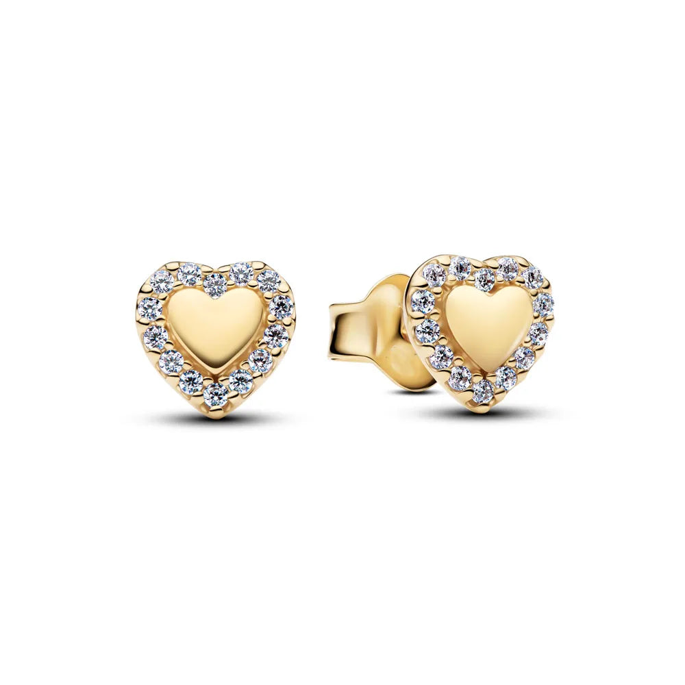 925 Silver Stud Earrings | Butterfly Snowflake Heart Moon Jewelry Gift