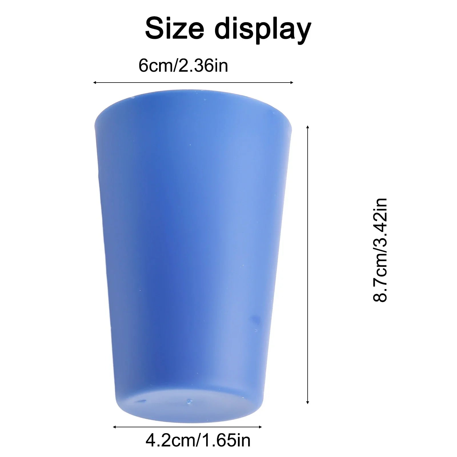 Colourful Plastic Cups Set of 6 | Microwave Safe Drinking Glasses for Juice, Coffee, and Water