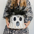 1Pc Resin Ghost Bucket Vase, Cute Virus Ghost Bucket, Christmas Festival Home & Kitchen Decor