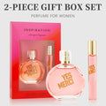 2-Piece Set, Women's Eau De Parfuma Gift Box, Long Lasting Fragrance, Notes Of Watermelon, Pear, Tea, Acai Berry Flavor, For Holiday Gifts, Dating, Daily Life, 1.7 Fl Oz Perfume, 0.34 Fl Oz Perfume
